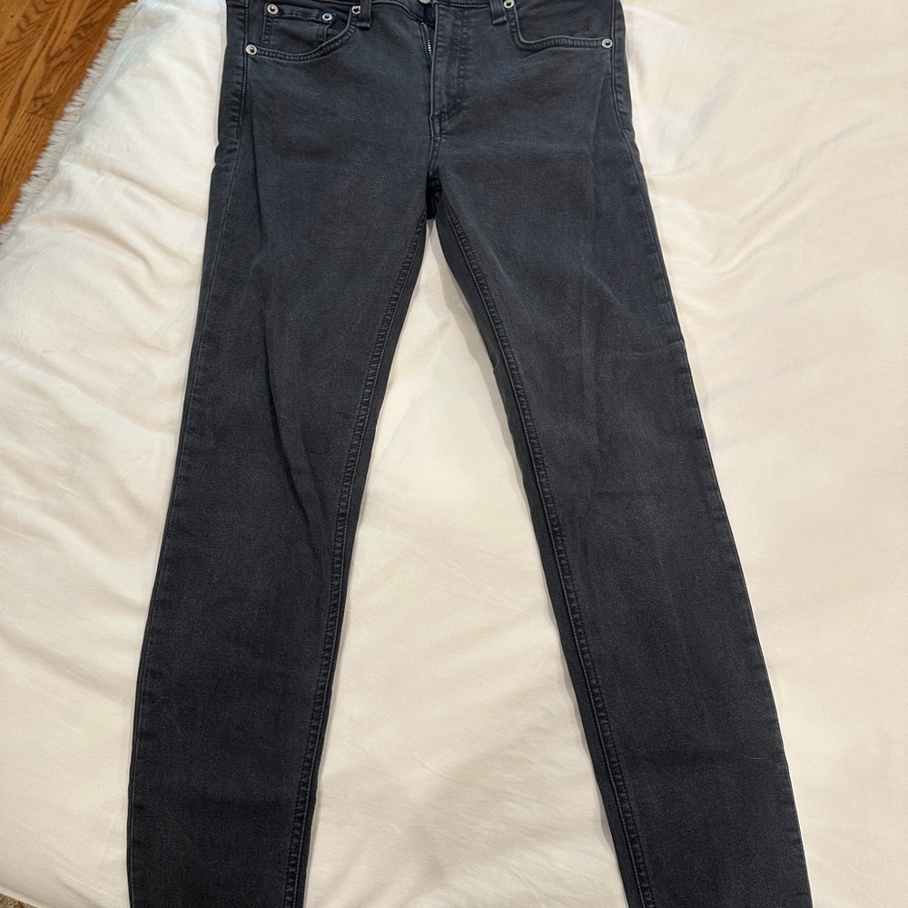 Rag & Bone Charcoal Denim Jeans